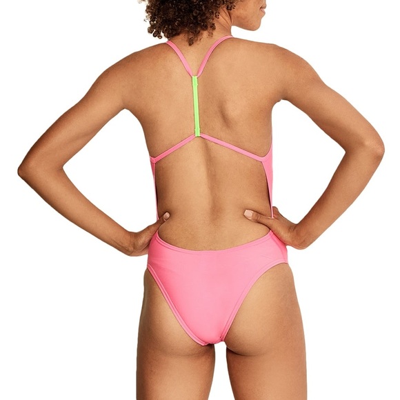 SPEEDO women’s ECO ENDURANCE size 32 cheeky fit t back competitive swimsuit NWT - Picture 6 of 8